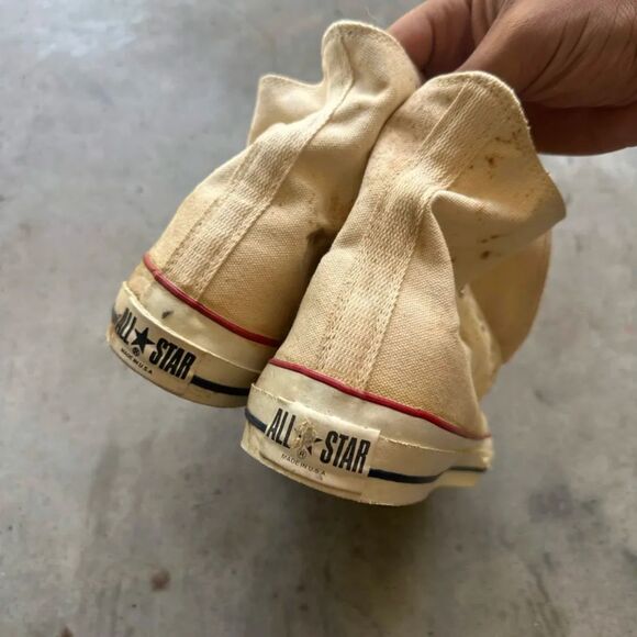 Vintage 80s Converse Chuck Taylor All Star High Top Sneakers Size 13.5 NOS main image 4